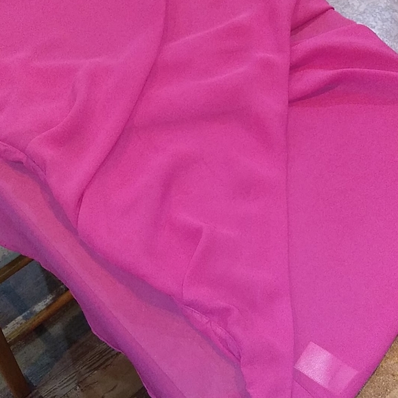 Pink see thru blouse - Picture 2 of 7